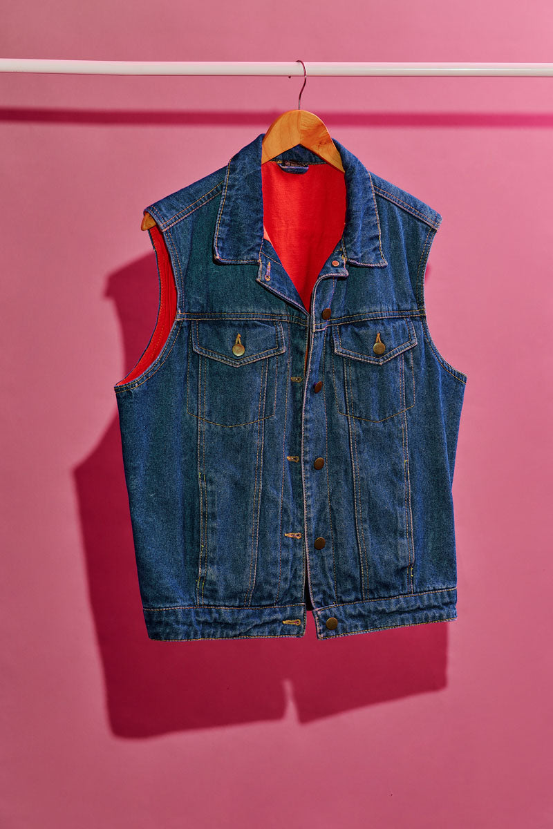 Veste de Jean (sans manches) - M